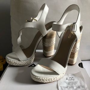 Aldo White Heels